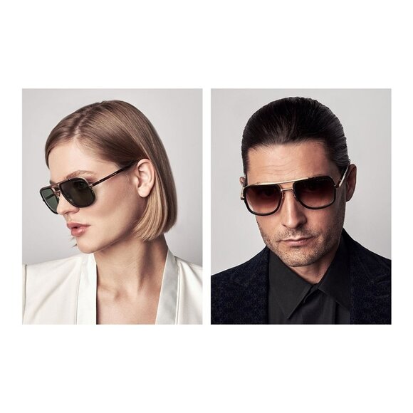 New DITA Mach-S Black Square DTS412 03 Sunglasses Women - Picture 4 of 5